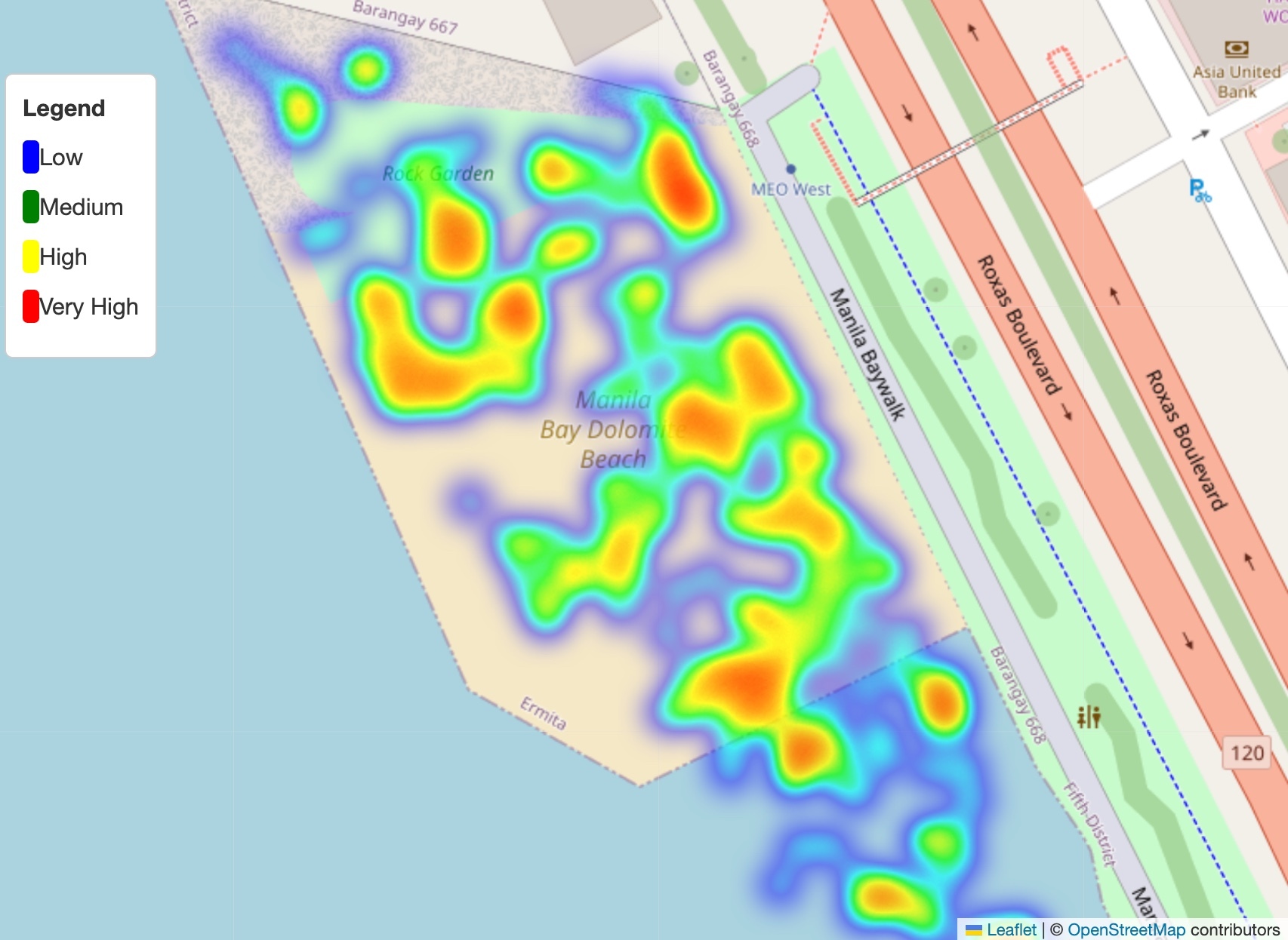 Pasig River Esplanade vs Dolomite Beach | footfall analysis